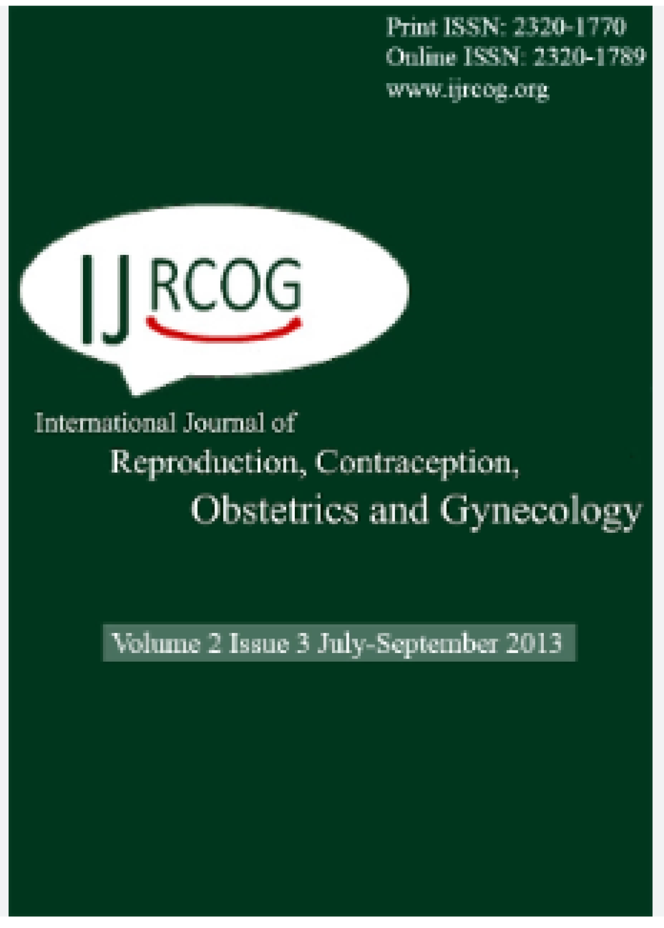 IJRCOG Journal