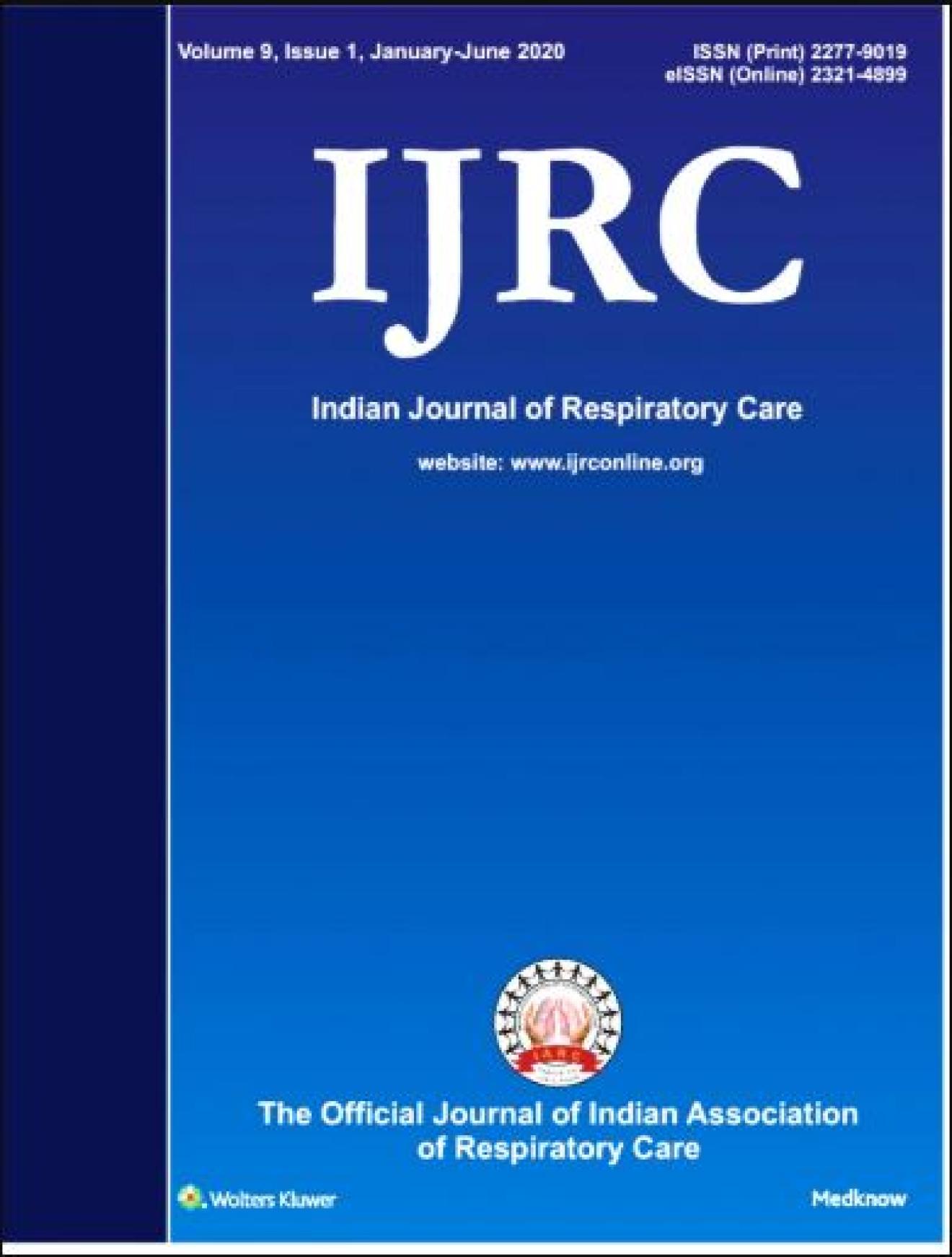 Indian Journal of Respi Care
