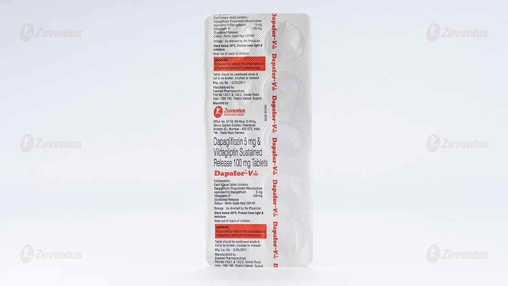 Dapafor V 5/100 mg Tablets 5