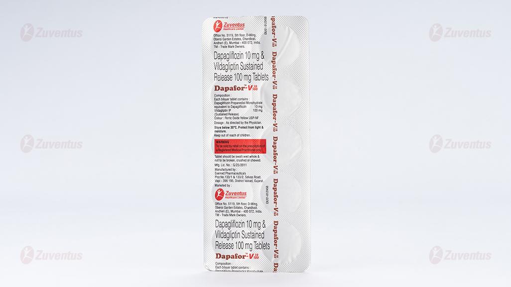 Dapafor V 10/100 mg Tablets 5
