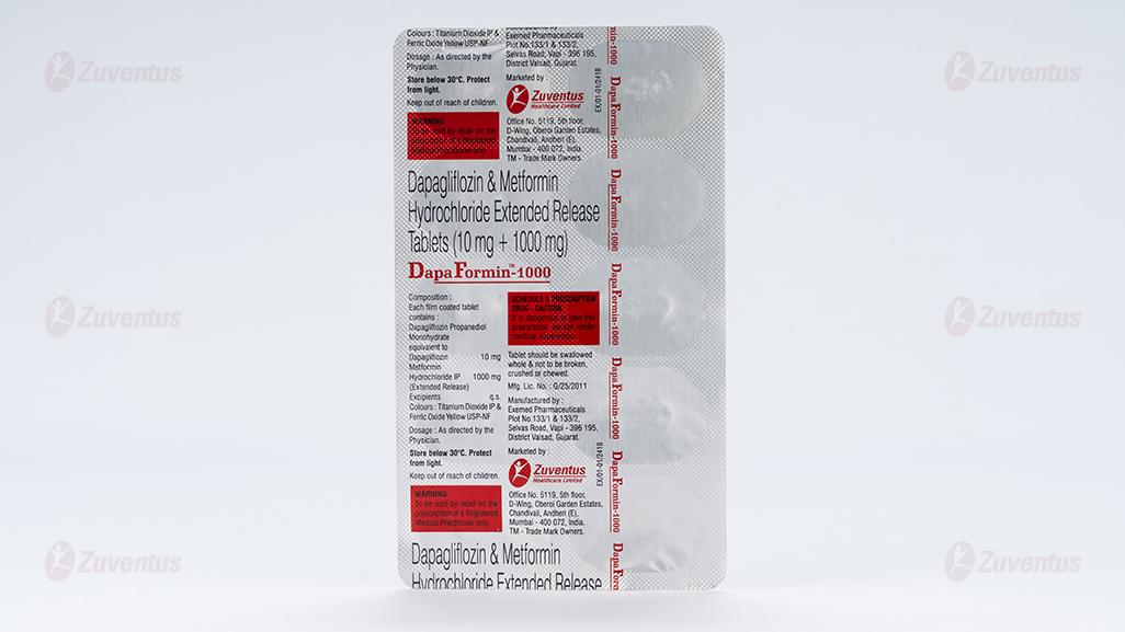 Dapaformin 1000 Tablet 5
