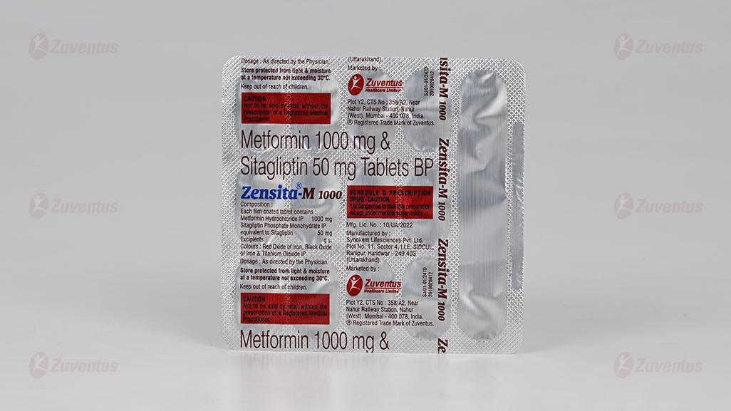 Zensita M 1000 Tablets 6